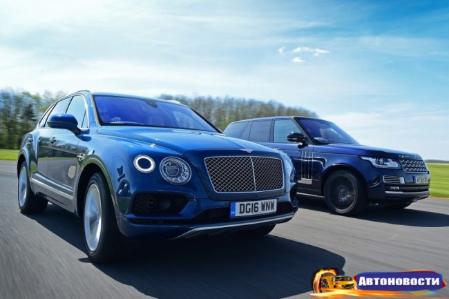 Кто быстрее: Bentley Bentayga или Range Rover (видео) - «Bentley»
