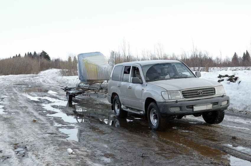 «Северок» на прицепе: как перевезти самолет на стареньком Land Cruiser - «Автоновости»
