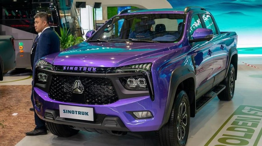 Новый соперник ворвется в битву пикапов: Sinotruk S7 с дизелем и 4×4 готовят к старту в России